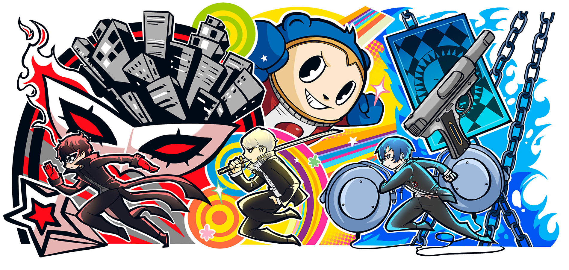 Editorial Illustration of two puppets